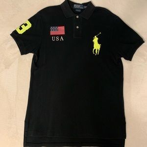 Polo Ralph Lauren USA flag big horse polo